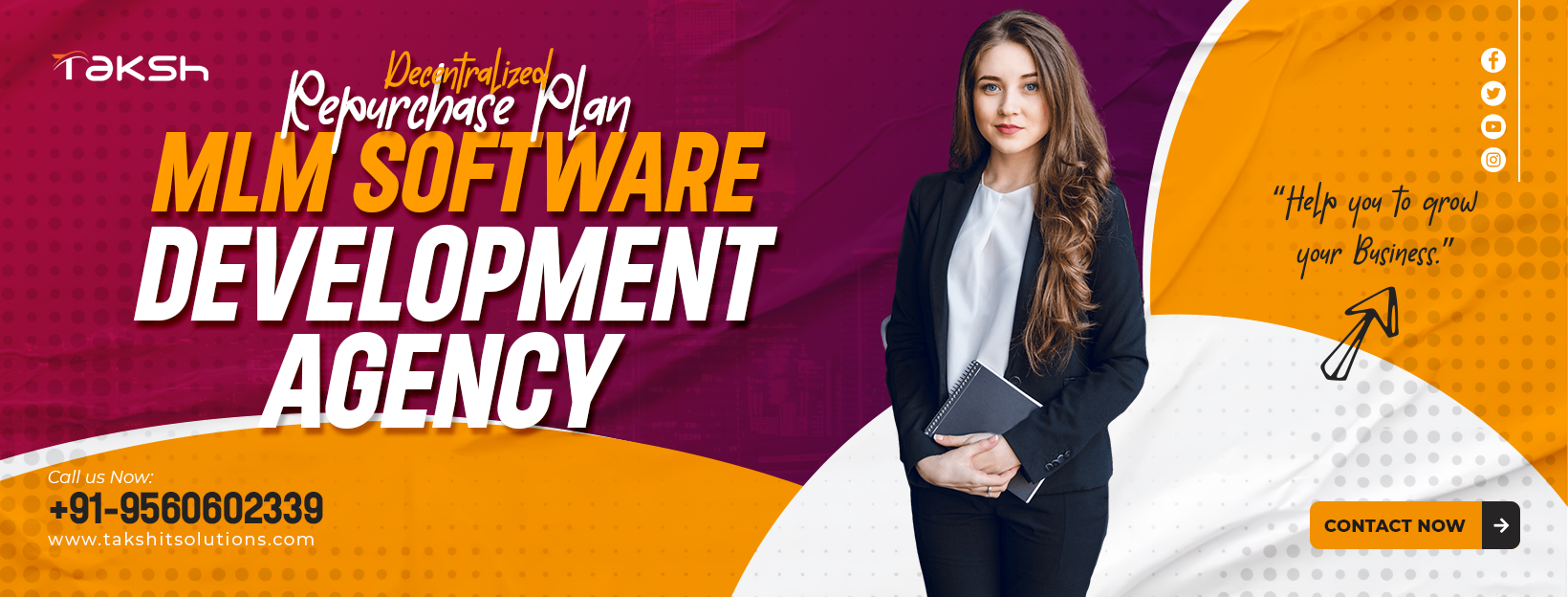 Decentralized Repurchase Plan MLM Software Development Agency || Taksh IT Solutions Private Limited