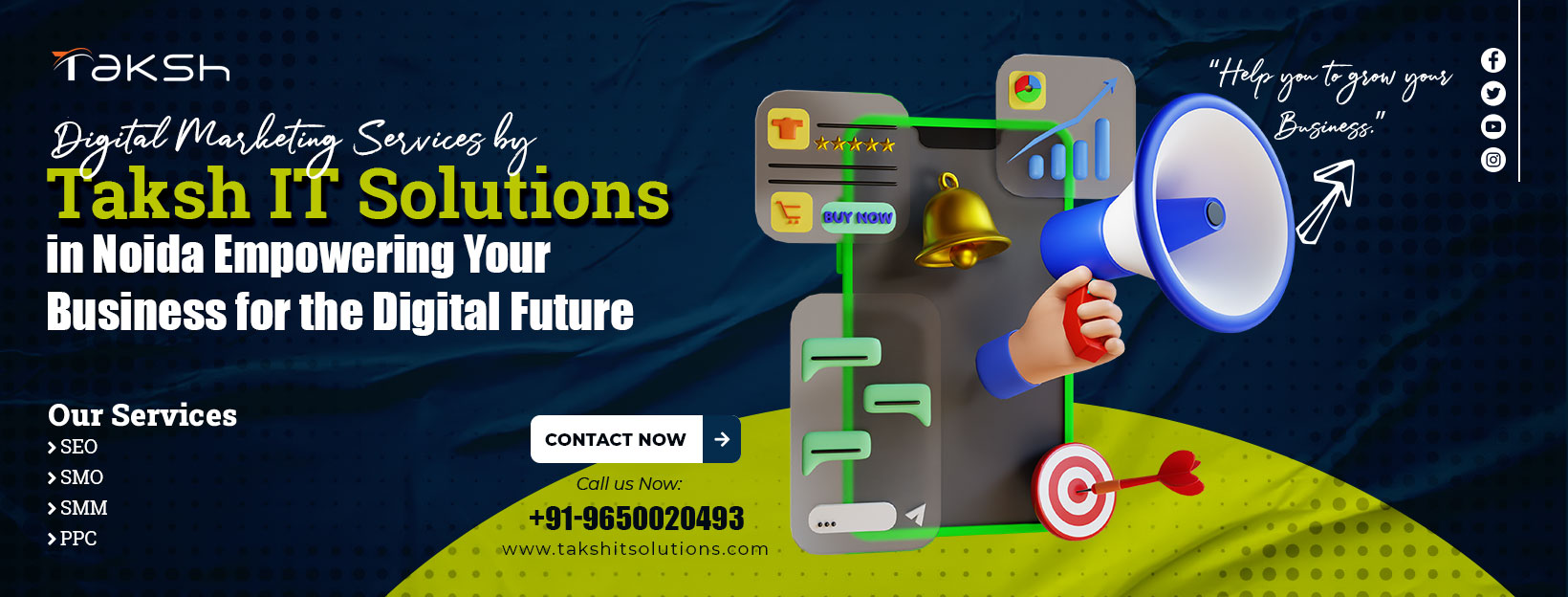 Digital Marketing Services by Taksh IT Solutions Private Limited in Noida: Empowering Your Business for the Digital Future