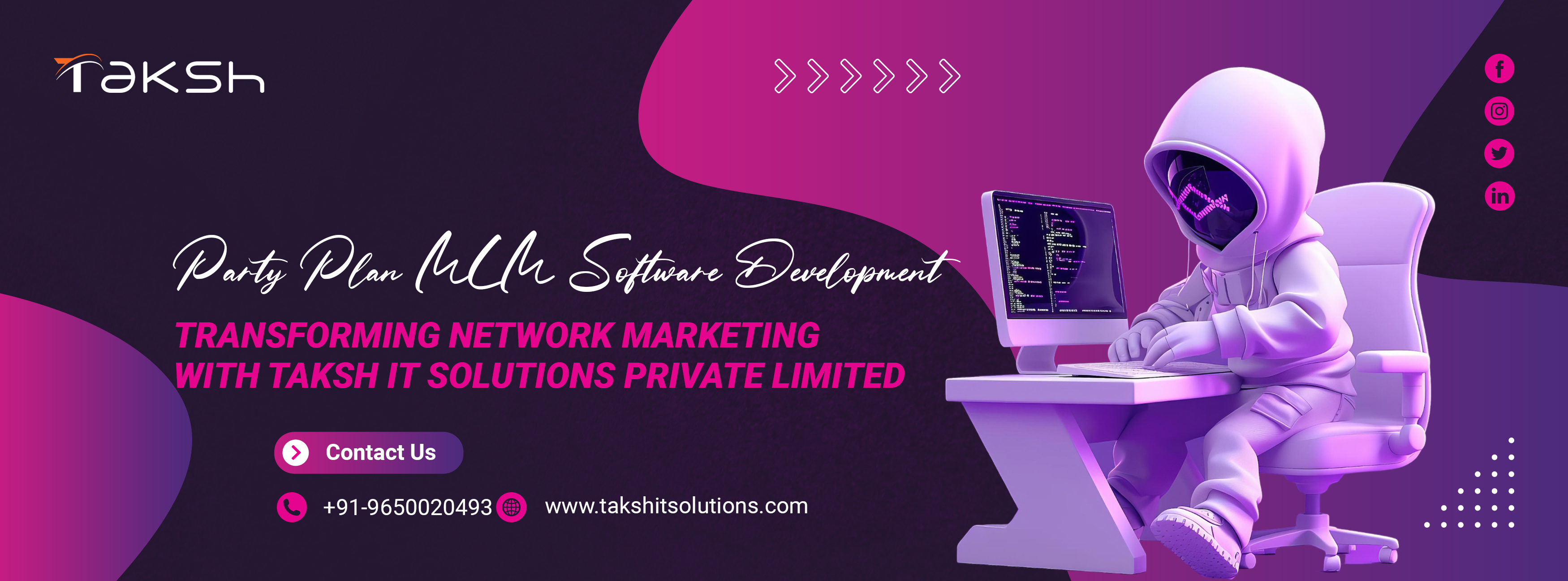 Party Plan MLM Software Development: Transforming Network Marketing with Taksh IT Solutions Private Limited