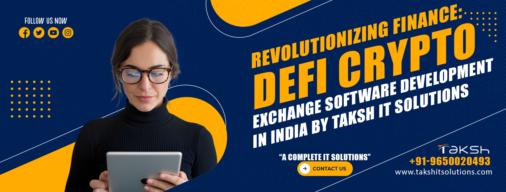 Revolutionizing Finance: DeFi Crypto Exchange Software Development in India by Taksh IT Solutions