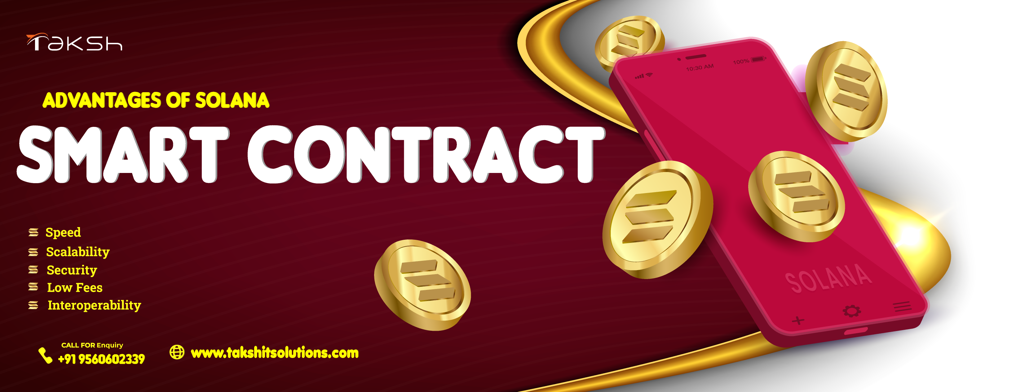 Solana Smart Contract Development Company || Taksh It Solutions