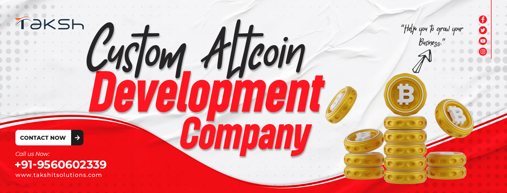 Unveiling the Finest Custom Altcoin Development Company in Noida: Taksh IT Solutions