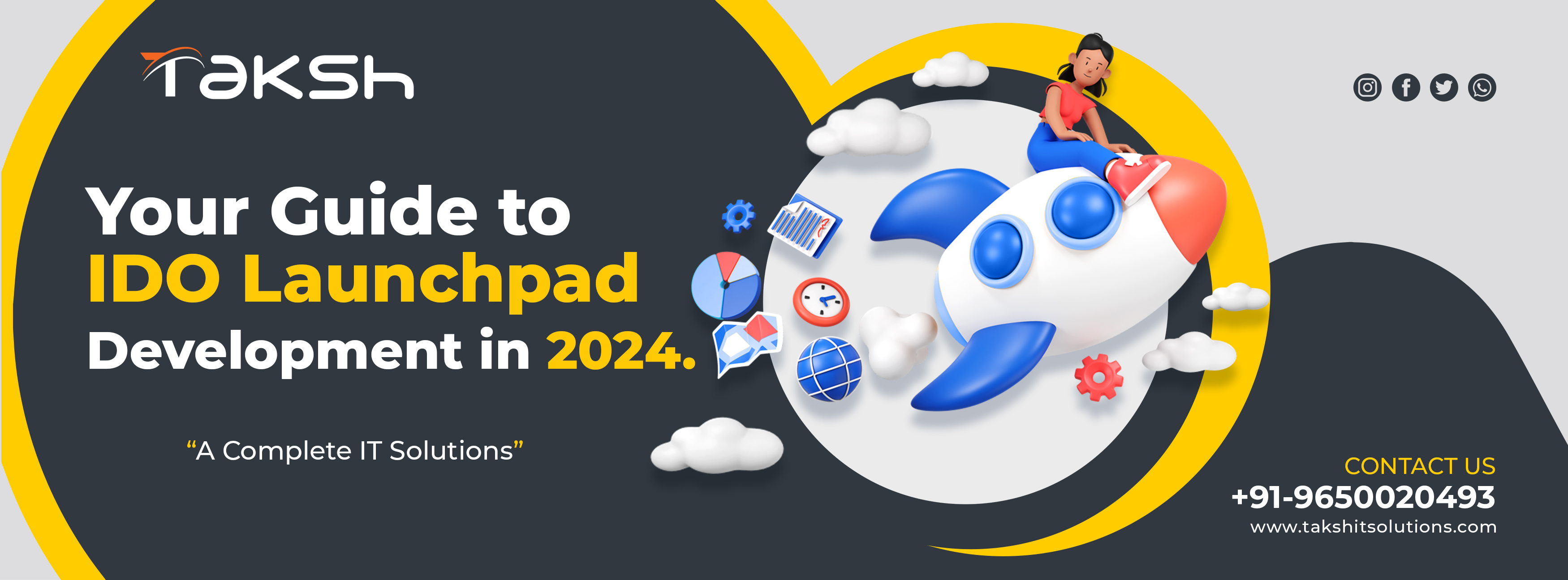 Your Guide to IDO Launchpad Development in 2024 | Taksh IT Solutions Private Limited